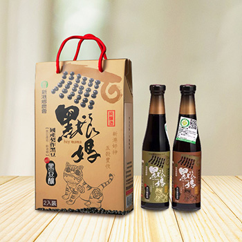 黑娘媽黑豆釀蔭油(膏) 禮盒(2入組) 