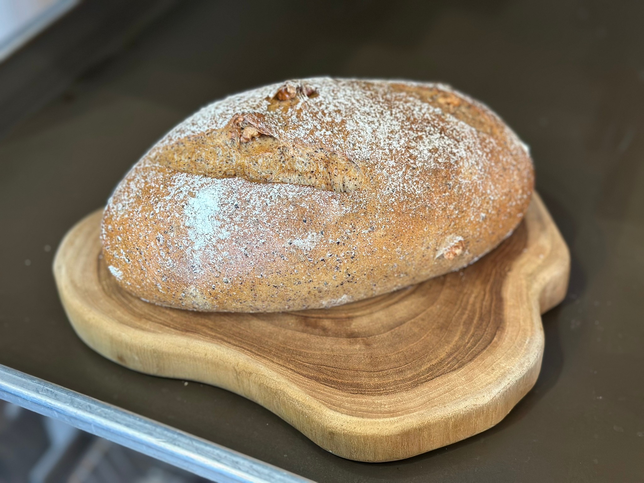 歐式黑豆核桃麵包曝光中